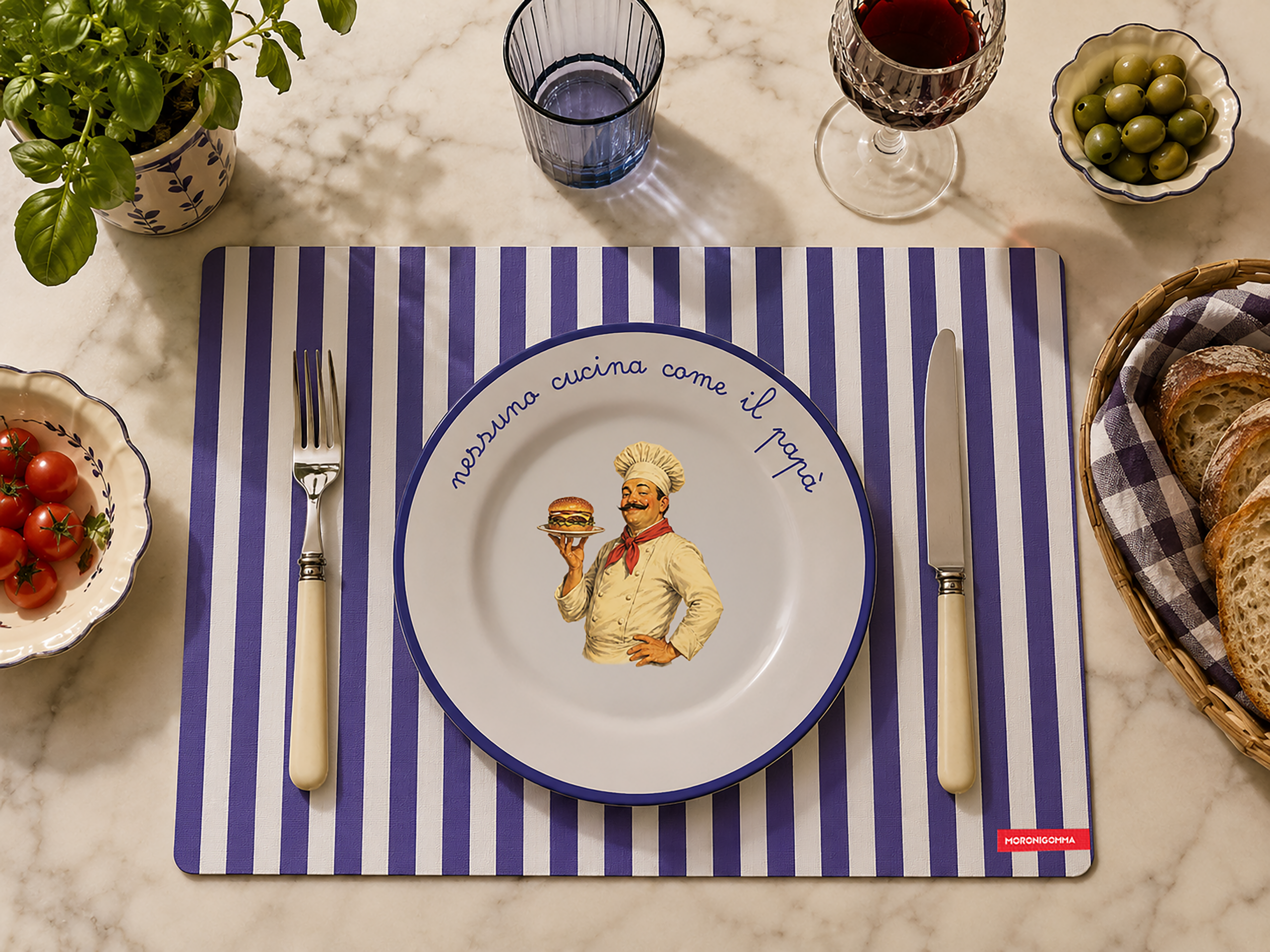 Moroni Gomma, Collezione Mangia e Impara, articolo su plume magazine